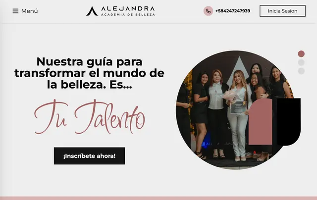 Captura de Alejandra Academia